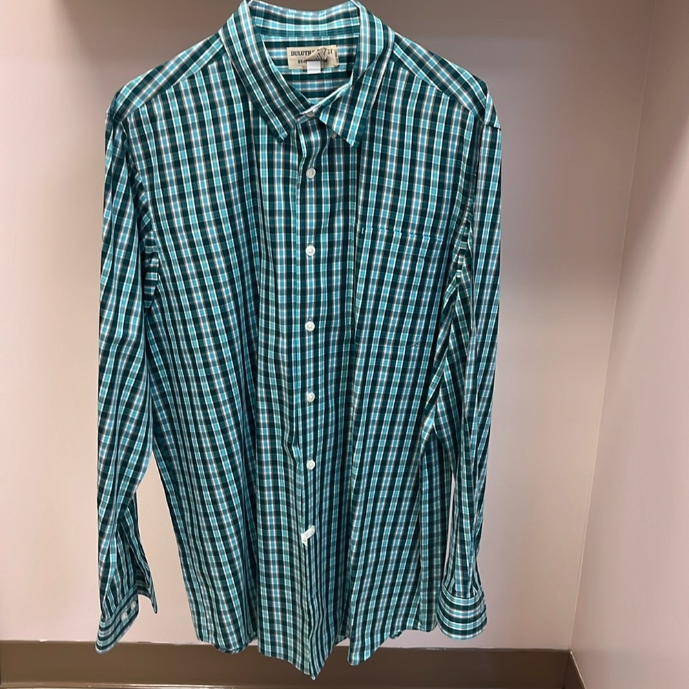 Men’s Duluth Trading Co. Wrinkle Fighter Button Down